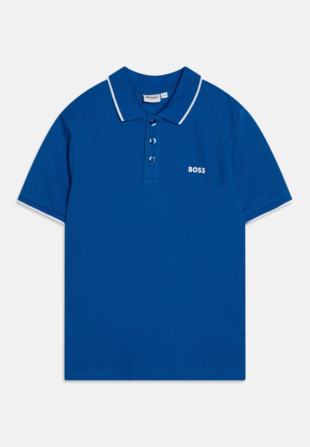 

Рубашка-поло SHORT SLEEVE BOSS Kidswear, цвет electric blue