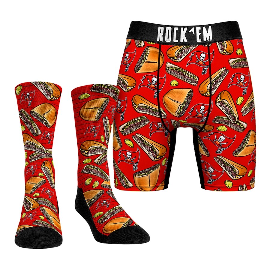 

Носки Rock Em Socks Tampa Bay Buccaneers, красный