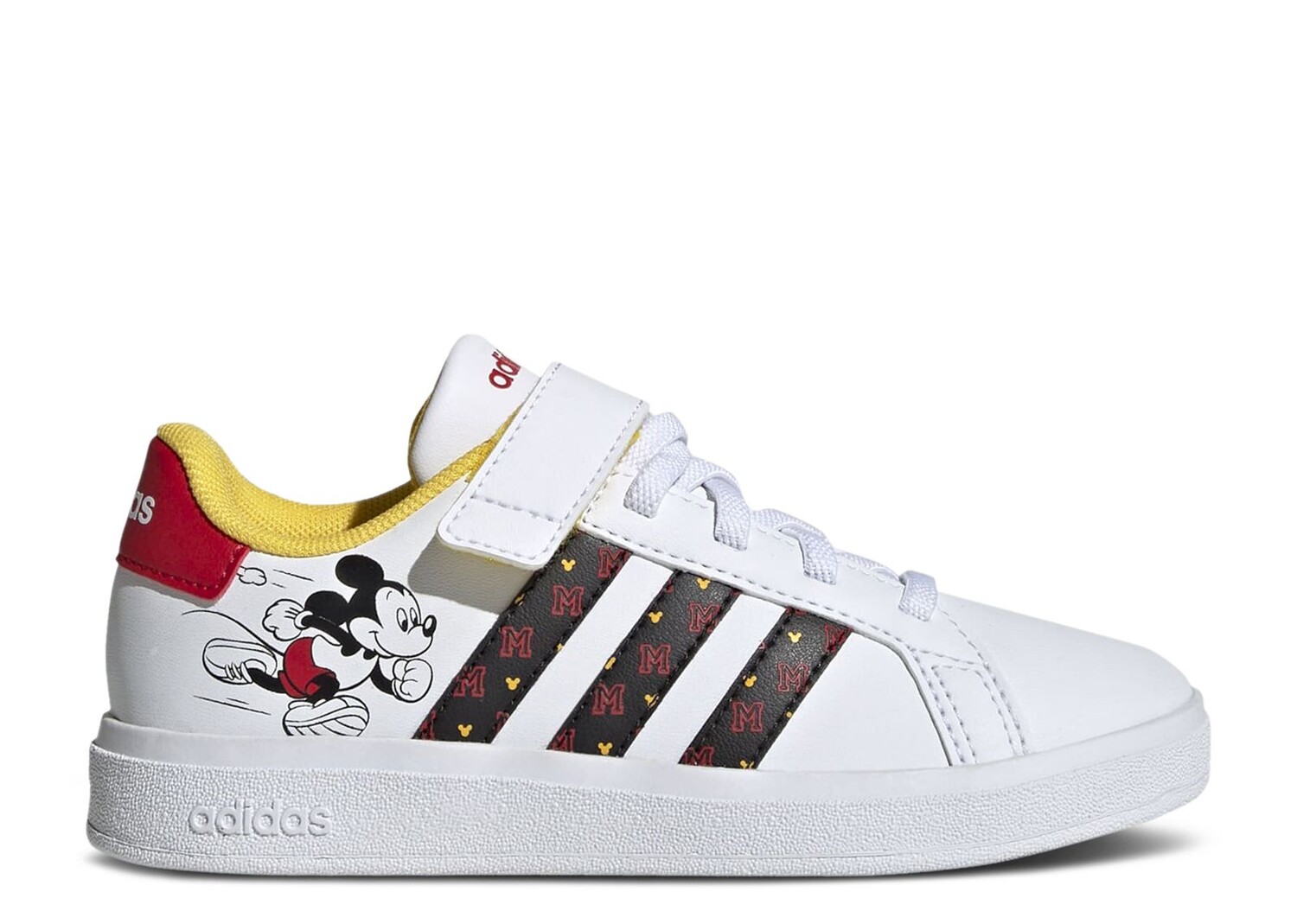 Кроссовки adidas Disney X Grand Court J 'Mickey Mouse', белый кроссовки adidas disney x samba vegan mickey mouse белый