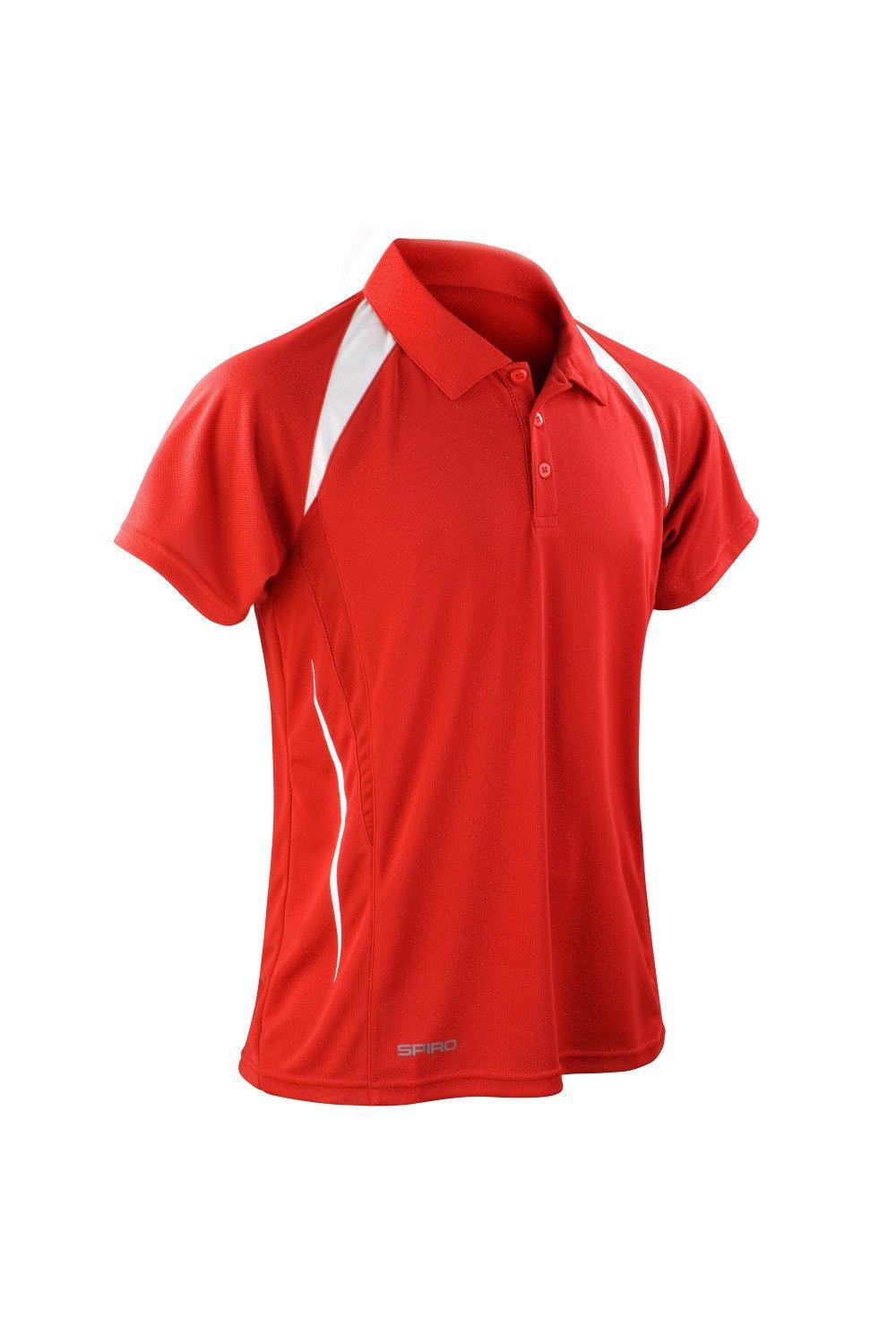 Рубашка поло Sports Team Spirit Performance Spiro, красный