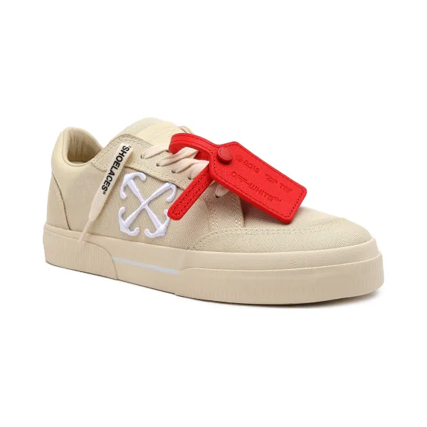 

Кроссовки с добавлением кожи Off White, бежевый