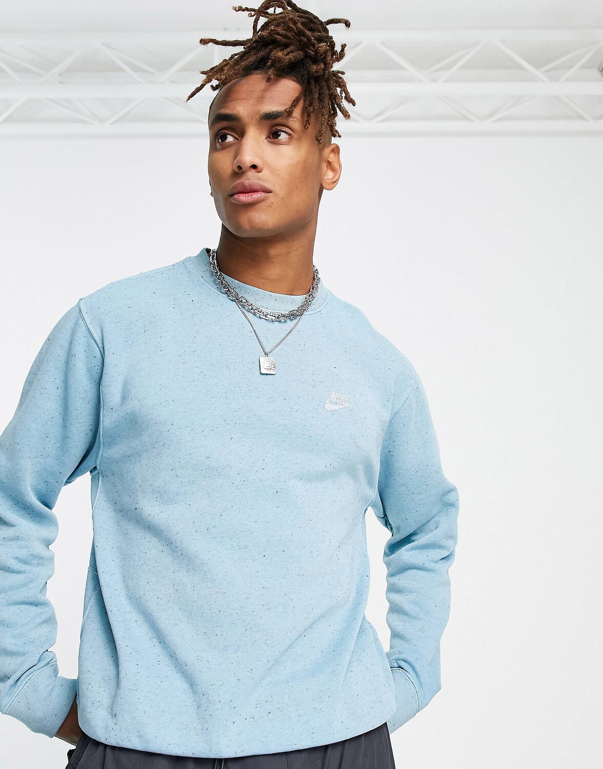 

Синий свитшот Nike Club Fleece+