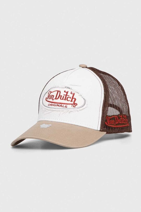 

Бейсбольная кепка фон Датч Von Dutch, коричневый