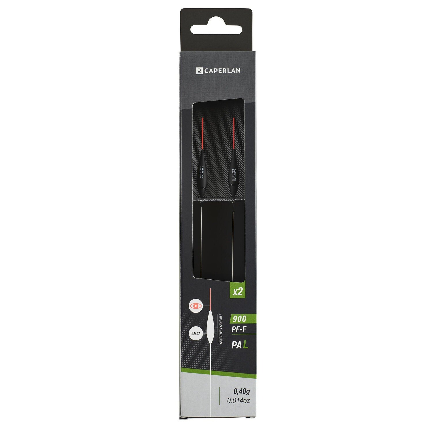 

Decathlon Набор из двух поплавков для ловли удочкой на озерах 0,4G Of-F 900 л Caperlan, черный