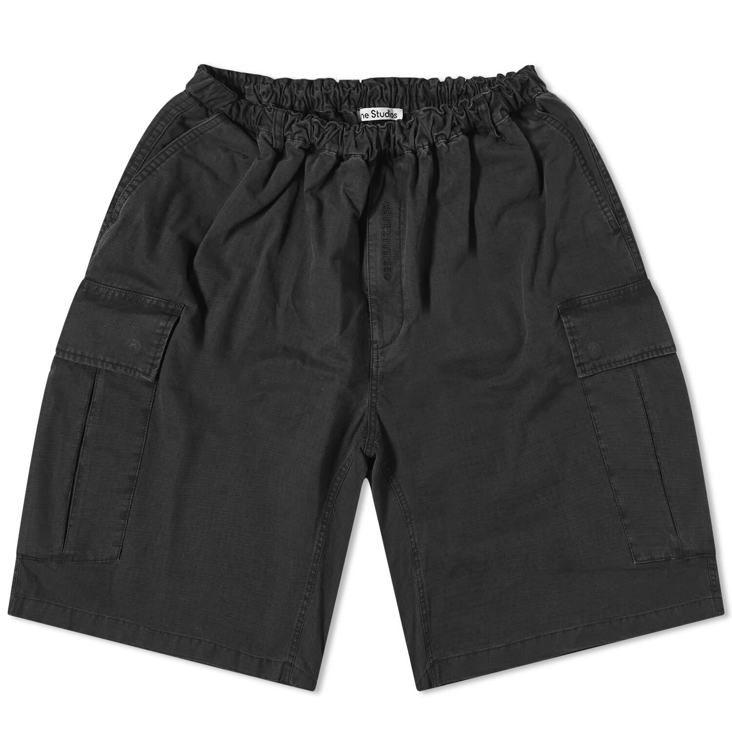 

Шорты Acne Studios Rudento Cotton Ripstop, черный