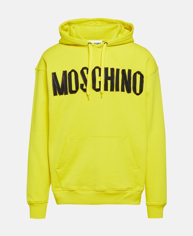 

Худи с капюшоном Moschino, желтый