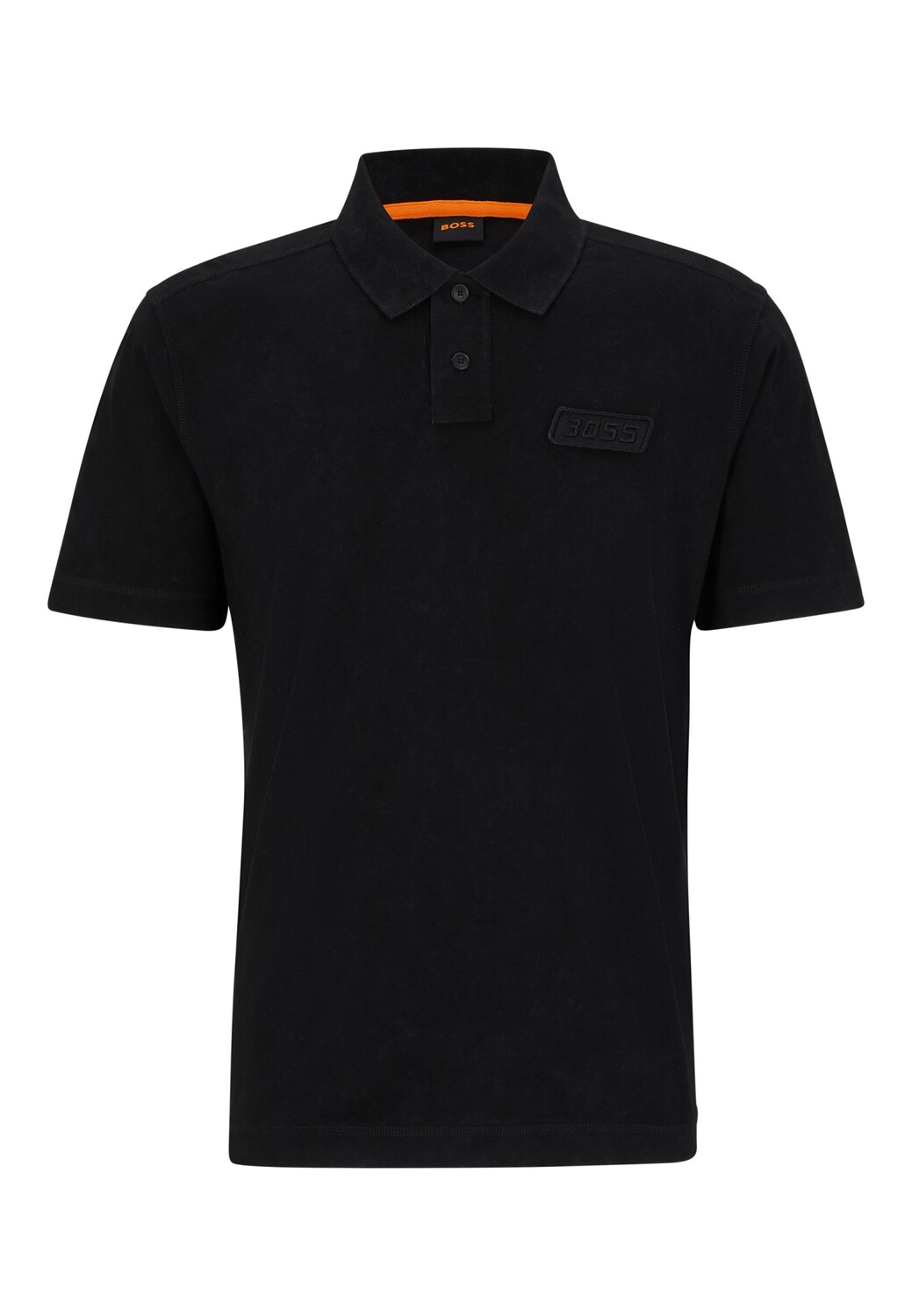 

Рубашка поло BOSS PEOZONE Relaxed Fit, черный