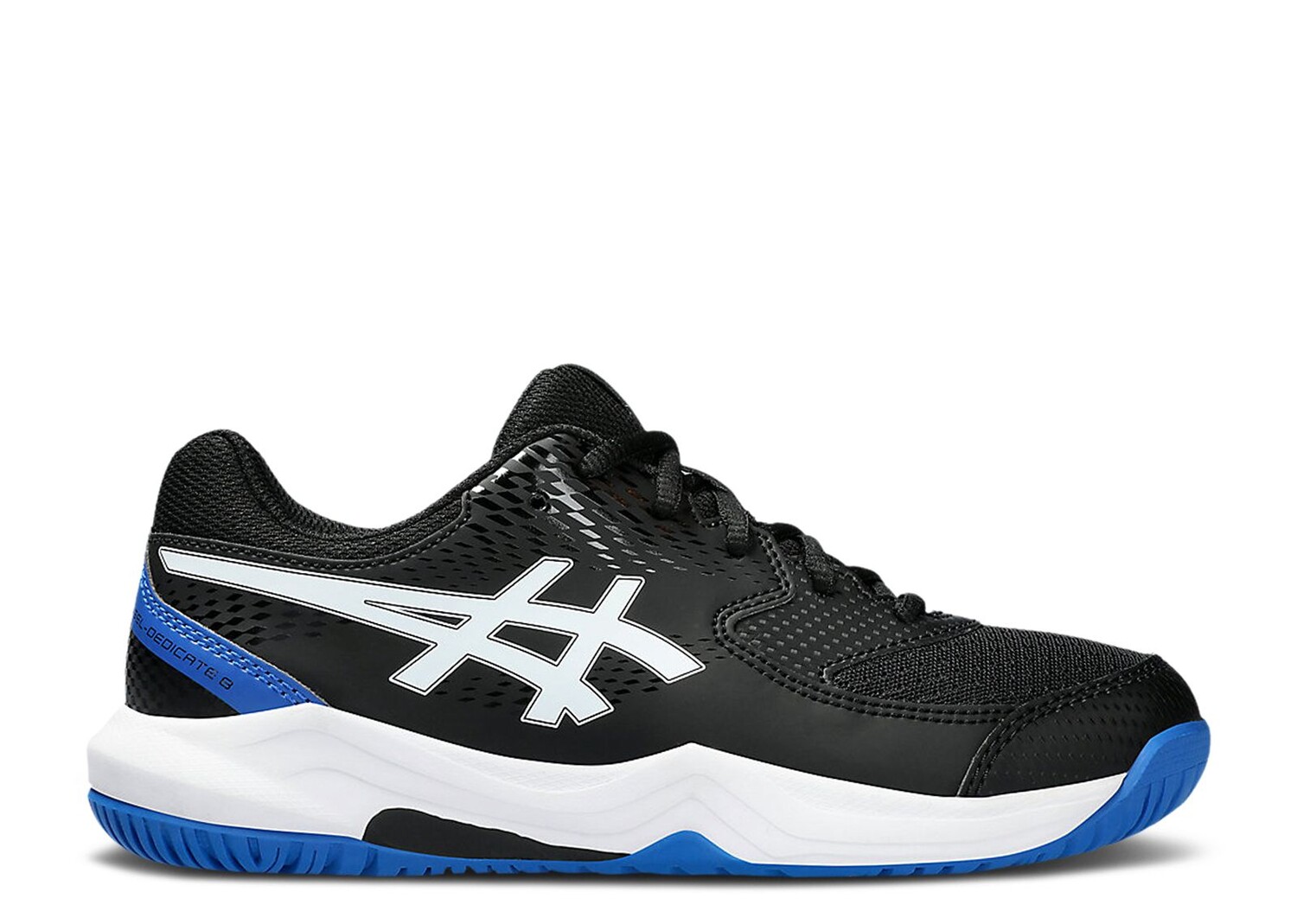 

Кроссовки ASICS Gel Dedicate 8 Gs 'Black Tuna Blue', черный