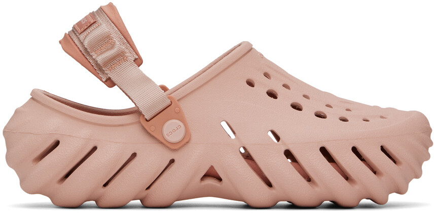 

Розовые шлепанцы Echo Crocs