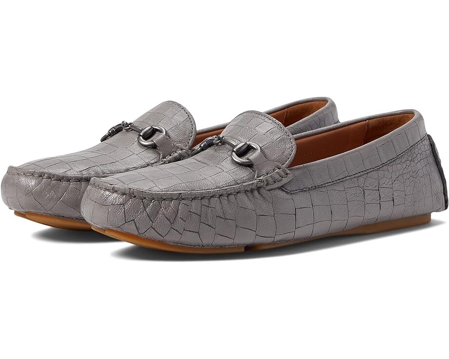 Лоферы Johnston & Murphy Maggie Bit, цвет Gray Croc Embossed Sheepskin лоферы maggie bit johnston