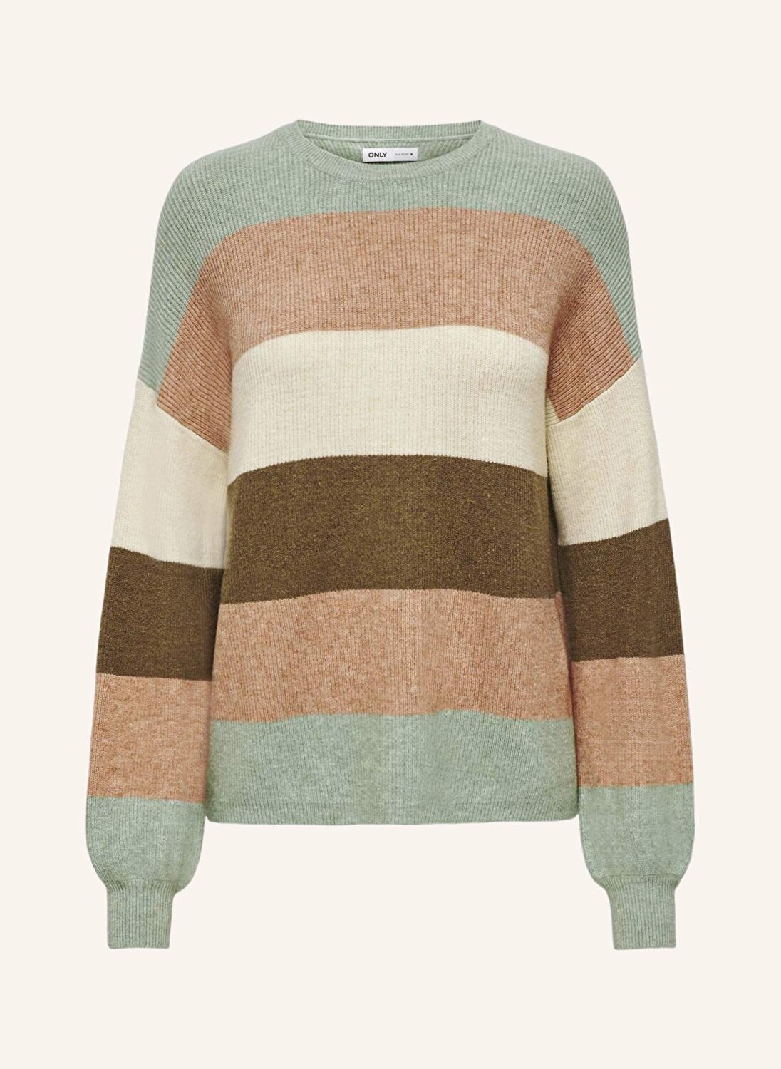 

Свитер ONLY, цвет HELLGRÜN/BRAUN/KHAKI