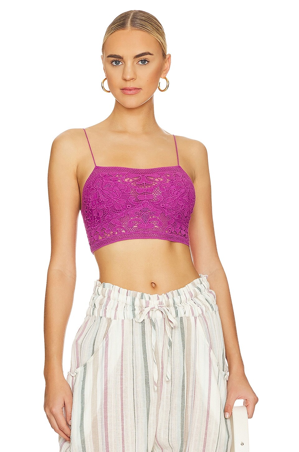 

Бюстгальтер Free People X Intimately FP Lyralette, цвет Dahlia Mauve