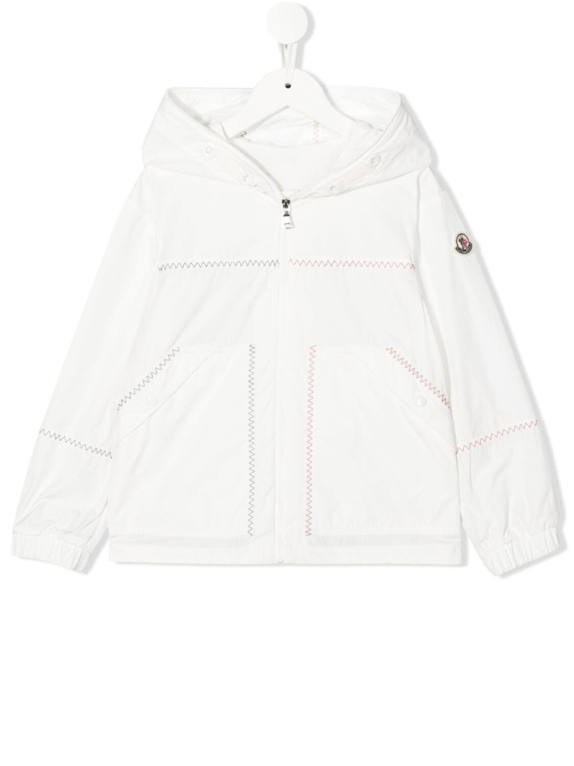 

Moncler Enfant куртка Fujio с капюшоном, белый