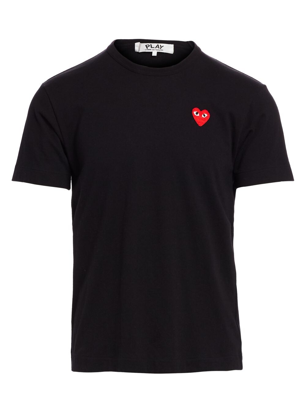 

Футболка с сердечками Comme des Garçons PLAY, черный