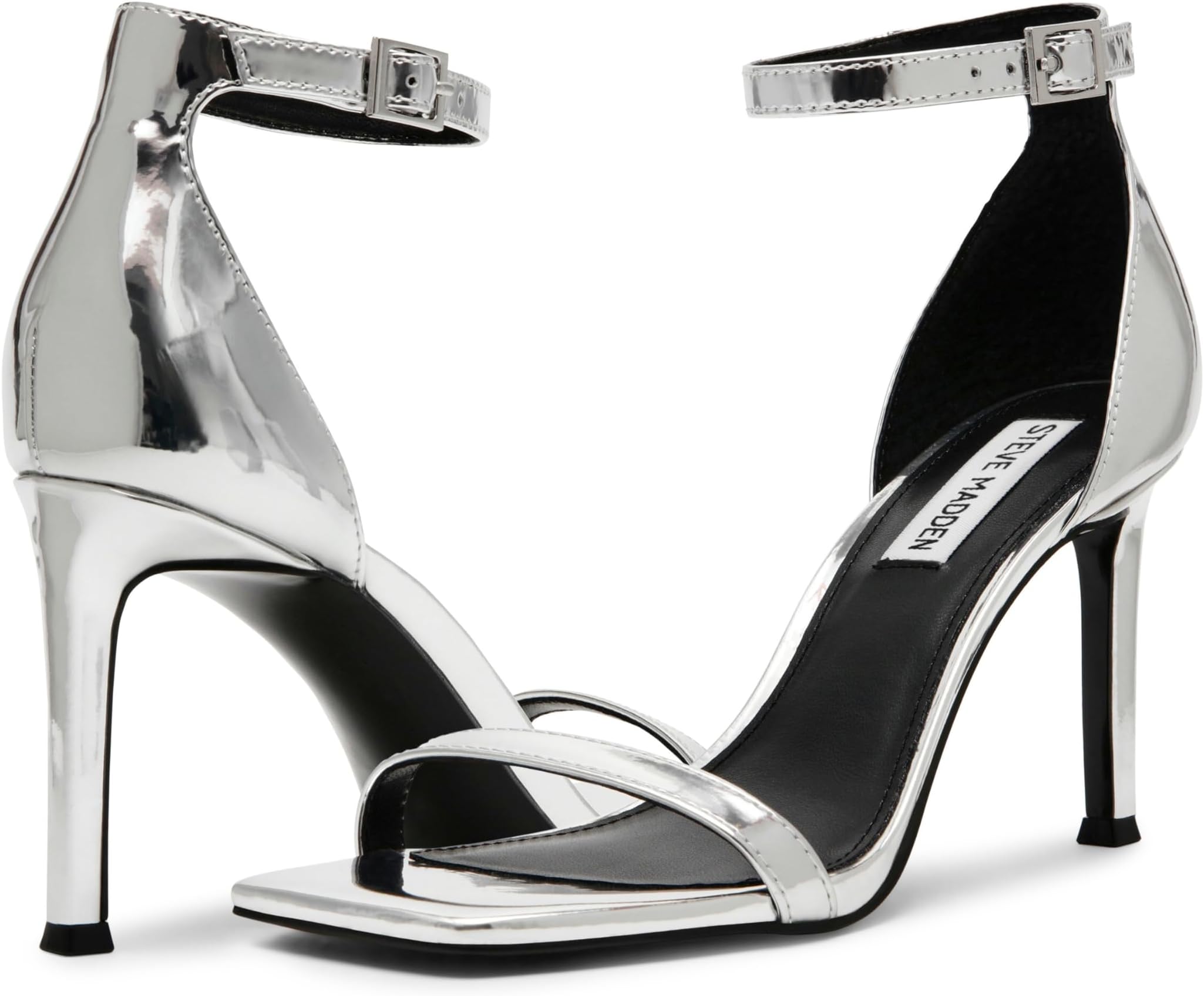 

Сандалии Steve Madden Piked, цвет Silver Foil