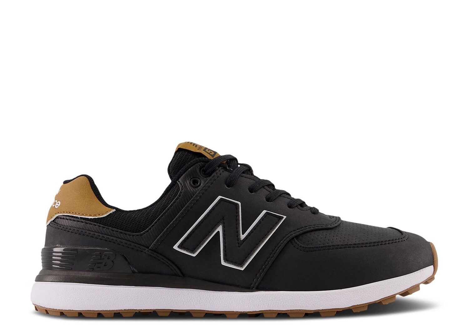 

Кроссовки New Balance 574 Greens V2 4E Wide 'Black Gum', черный