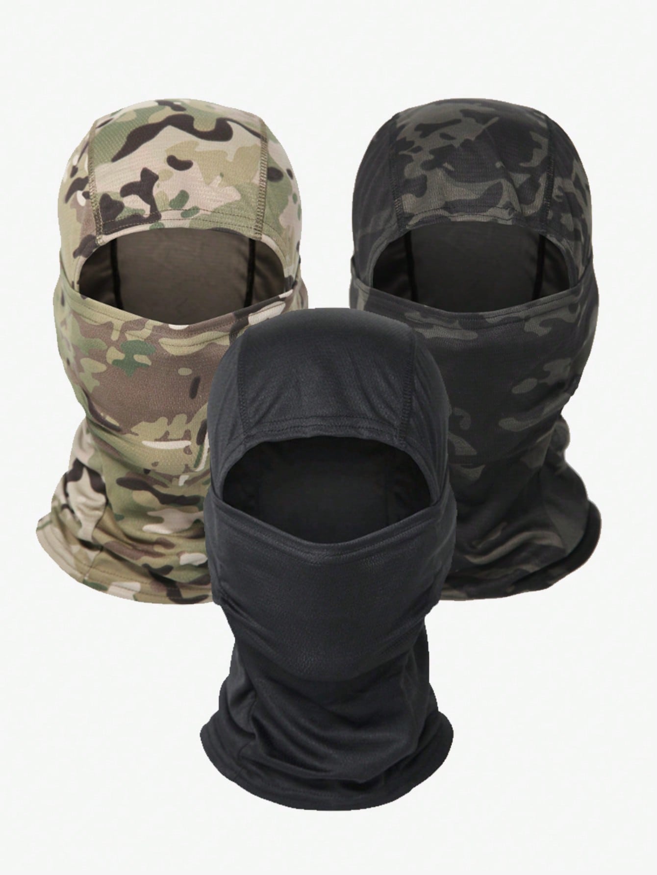 3 шт. защита от ультрафиолета, многоцветный мотоциклетная маска балаклава флисовая теплая лыжная маска с защитой от ветра для мужчин и женщин