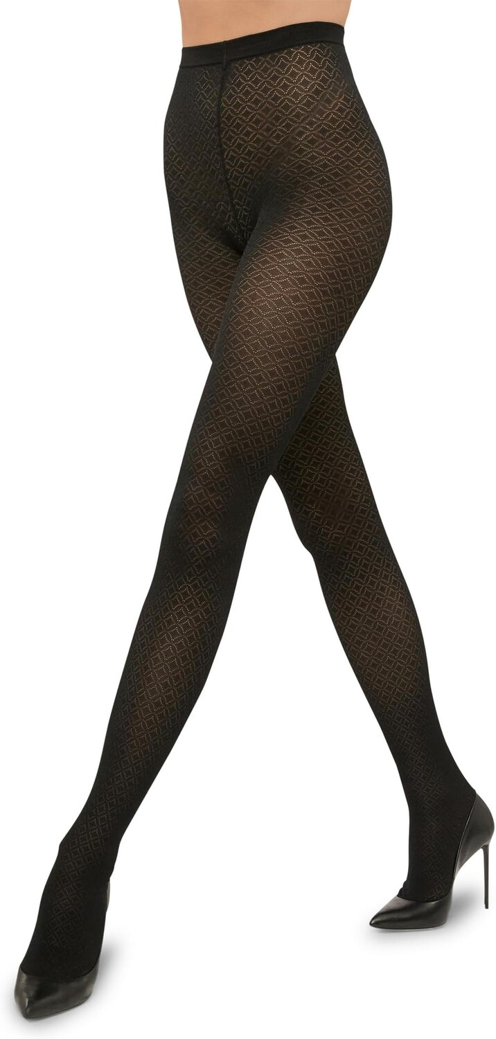 

Колготки с узором Wolford, черный