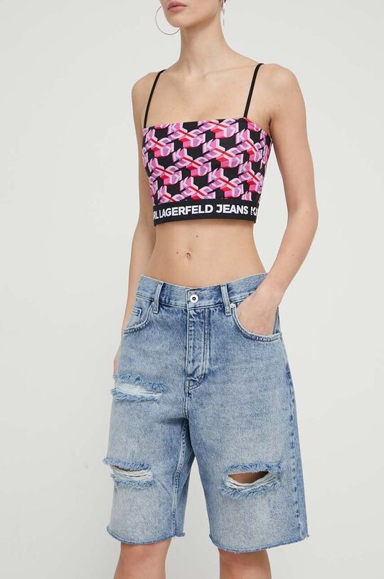 

Джинсовые шорты Karl Lagerfeld Jeans, синий