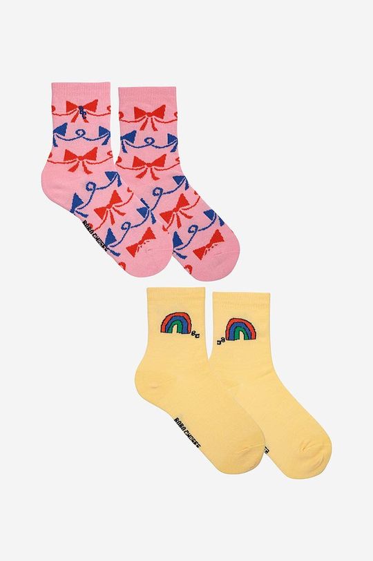 Bobo Choses Детские носки, 2 пары, розовый носки детские wilson 2 пары розовый
