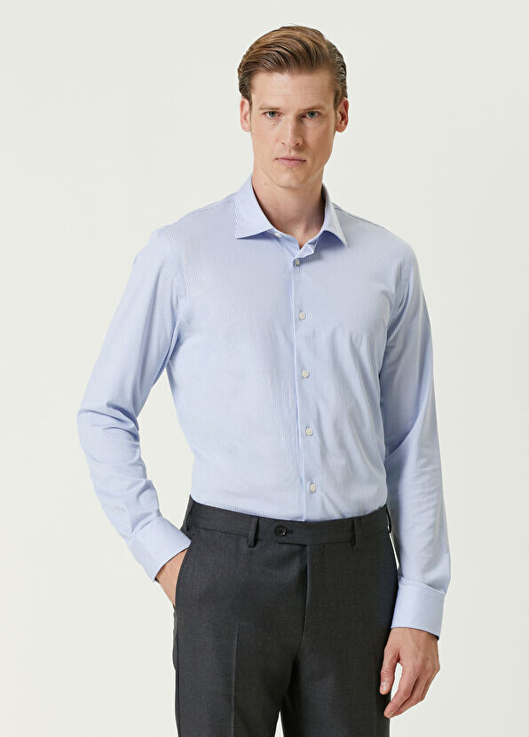

Полосатая рубашка Beymen Collection, синий
