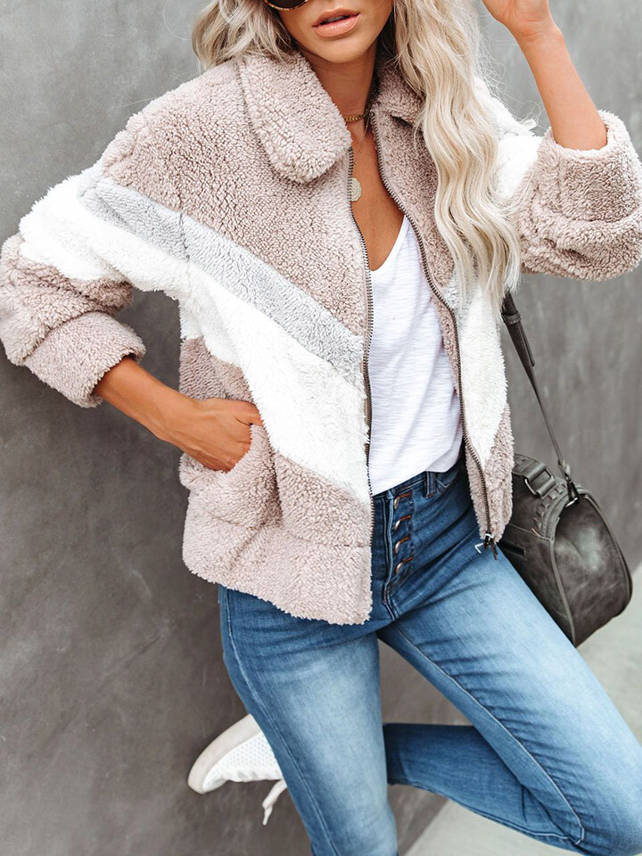 

Куртка Milan Kiss Teddyjacke, бежевый