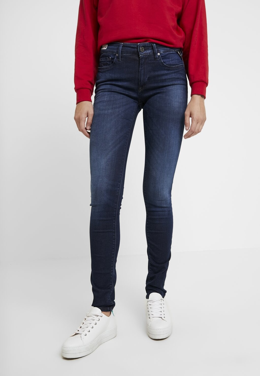 

Джинсы Skinny Fit LUZ HIGH WAIST HYPERFLEX CLOUDS Replay, темно-синий