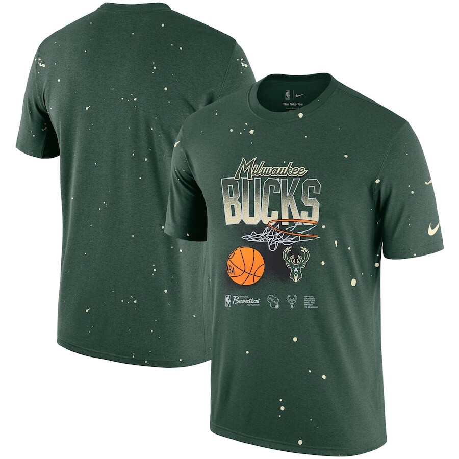 

Футболка с коротким рукавом Nike Milwaukee Bucks, зеленый