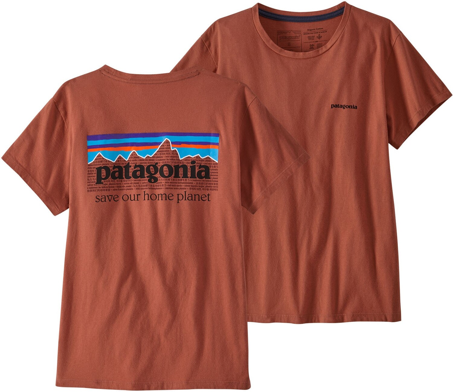 

Футболка P-6 Mission Organic – женская Patagonia, красный