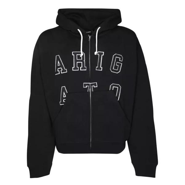 Футболка logo-lettering hoodie Axel Arigato, черный