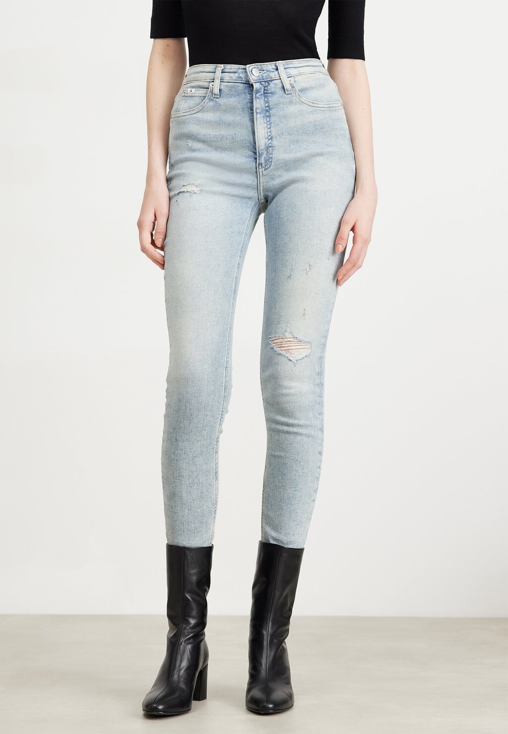 

Джинсы Skinny Fit HIGH RISE SKINNY Calvin Klein Jeans, светлый деним