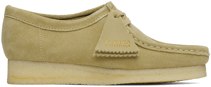 

Clarks Originals Серо-коричневые дерби Wallabee, Коричневый