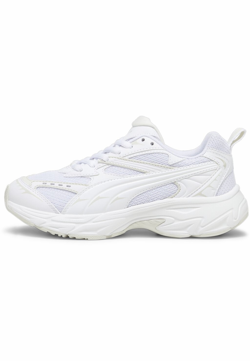 

Полукеды Puma, белые степенно-серые