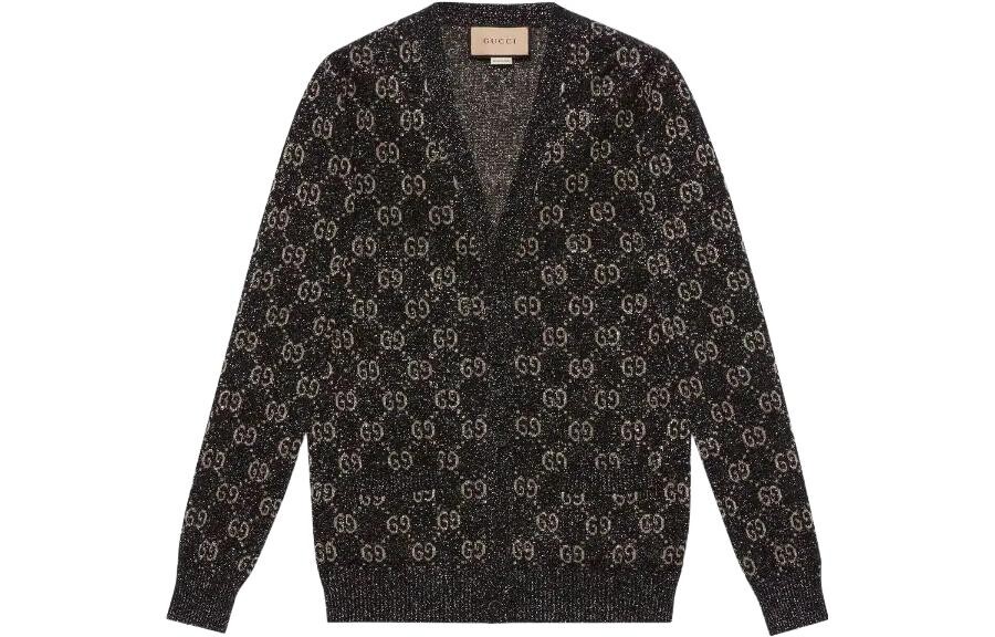 

Кардиган женский Gucci Gg Jacquard-motif, черный