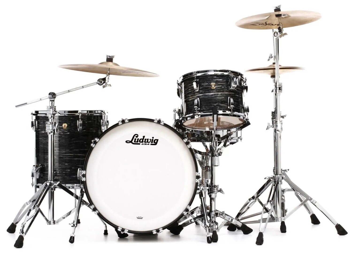 

Ludwig Classic Maple Fab 22 — набор из 3 предметов в виде ракушек — винтажная черная устрица