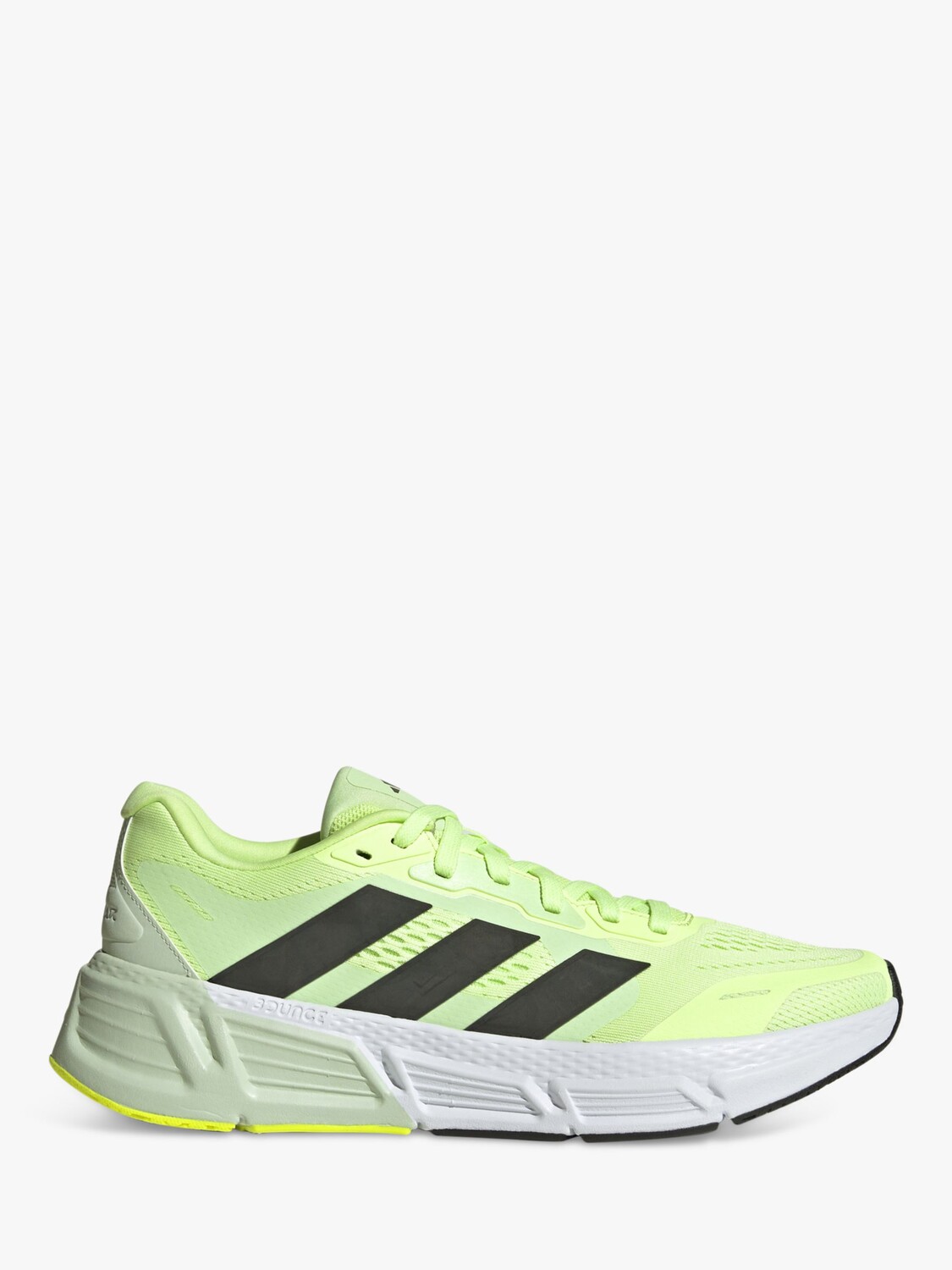 

Мужские кроссовки Questar 2 Bounce adidas, черная/зеленая искра, Черный