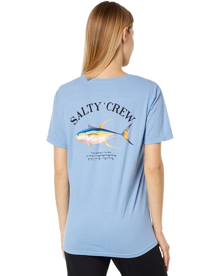 

Футболка Salty Crew Ahi Mount Boyfriend Short Sleeve Tee, цвет Marine Blue