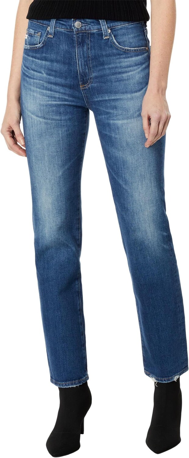 

Джинсы Saige High-Rise Straight in 14 Years Metaphor AG Jeans, цвет 14 Years Metaphor