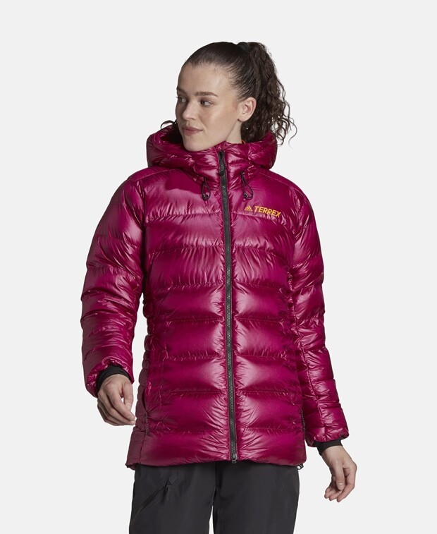 

Пуховик adidas, ежевика