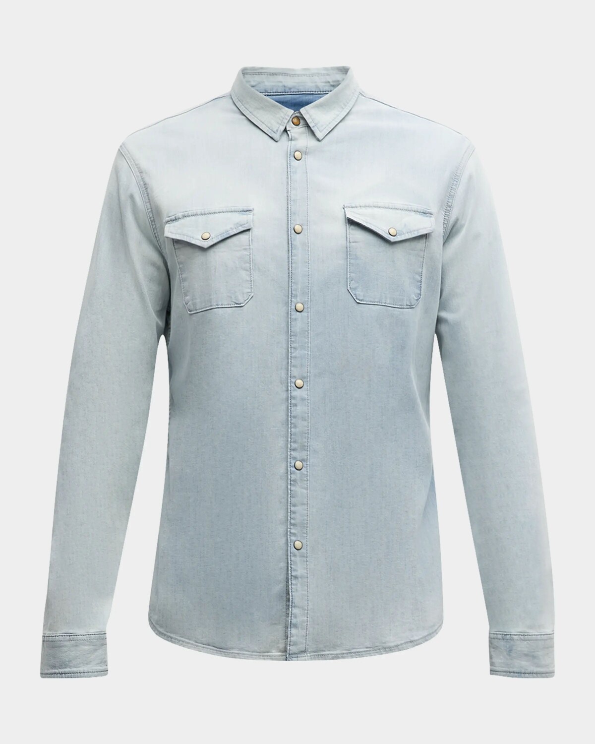 

Мужская рубашка Marshall Western John Varvatos, цвет Blue Ice