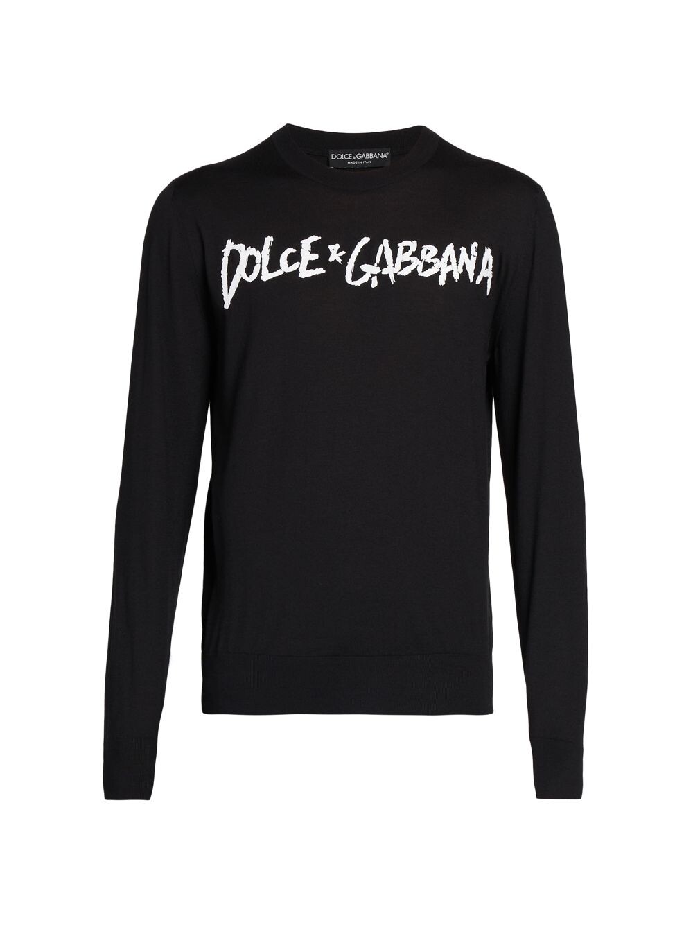 

Вышитый шерстяной свитер DOLCE&GABBANA, неро, Черный
