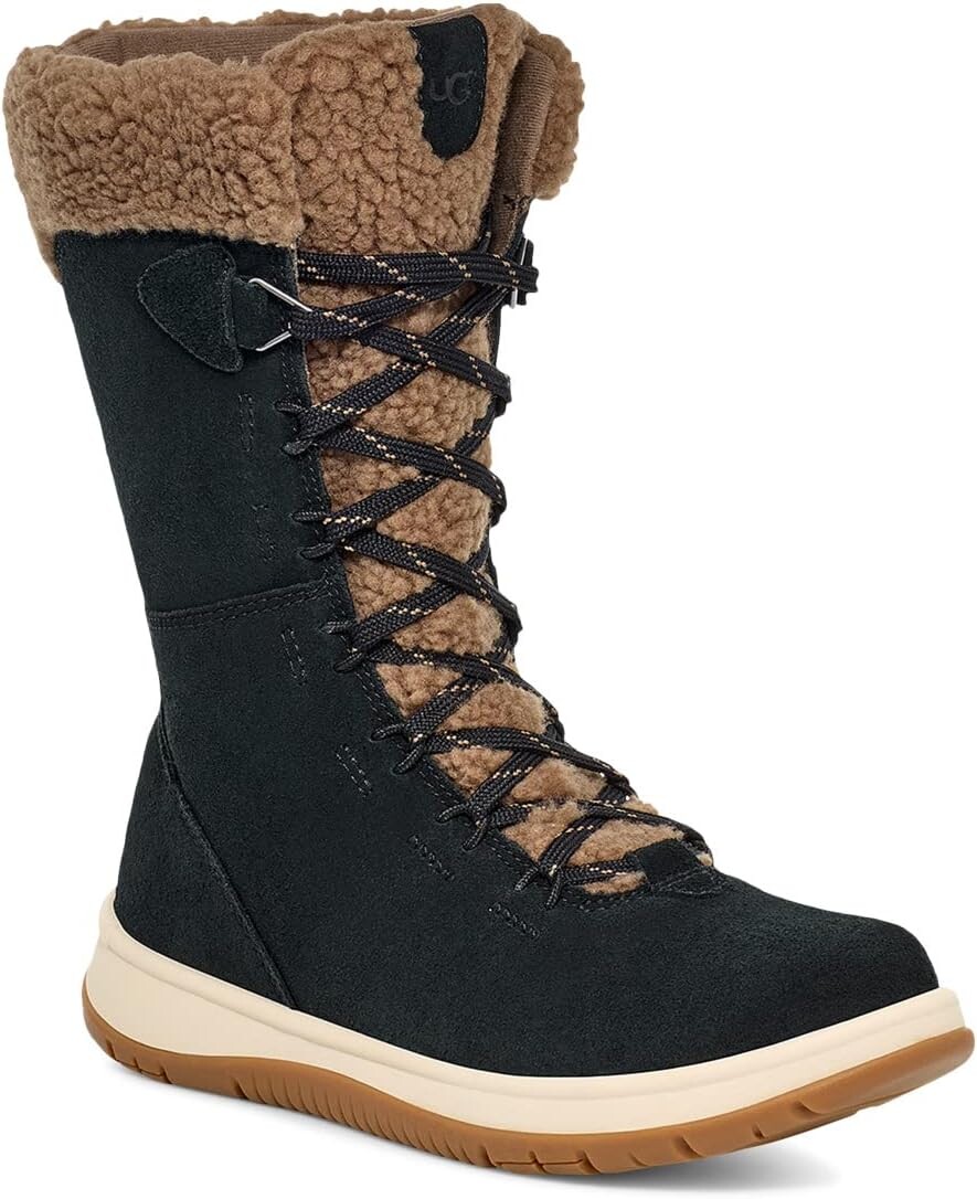 

Ботинки на шнуровке Lakesider Tall Lace UGG, черный