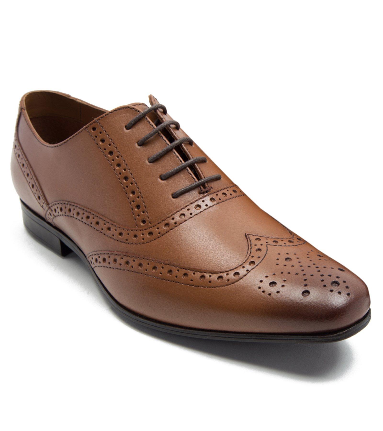 Оксфордские броги в строгом стиле, кожаные туфли на шнуровке 'Portland' Thomas Crick, коричневый