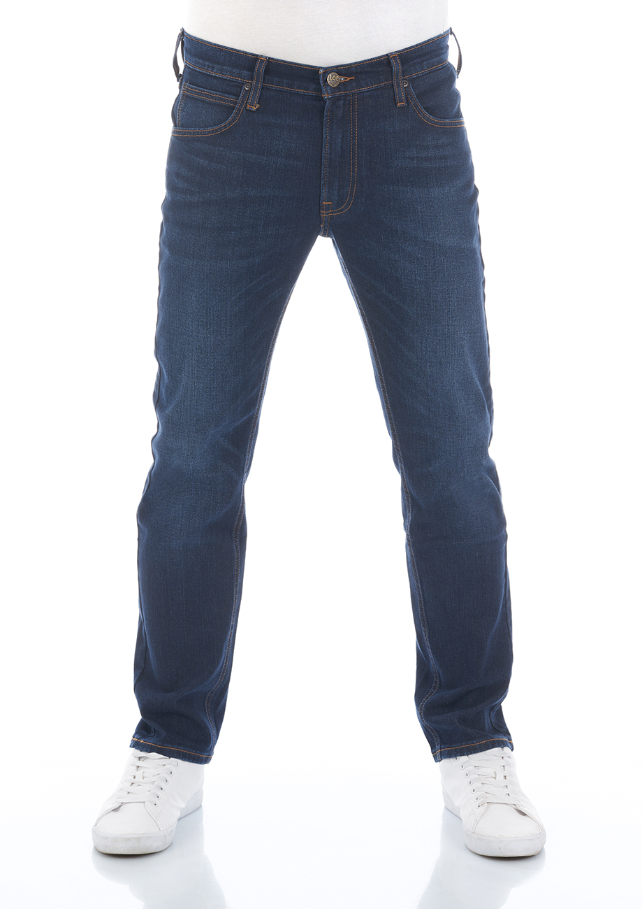Джинсы Lee Daren Zip Fly regular/straight, синий мужские джинсы с 5 карманами daren zip lee индиго