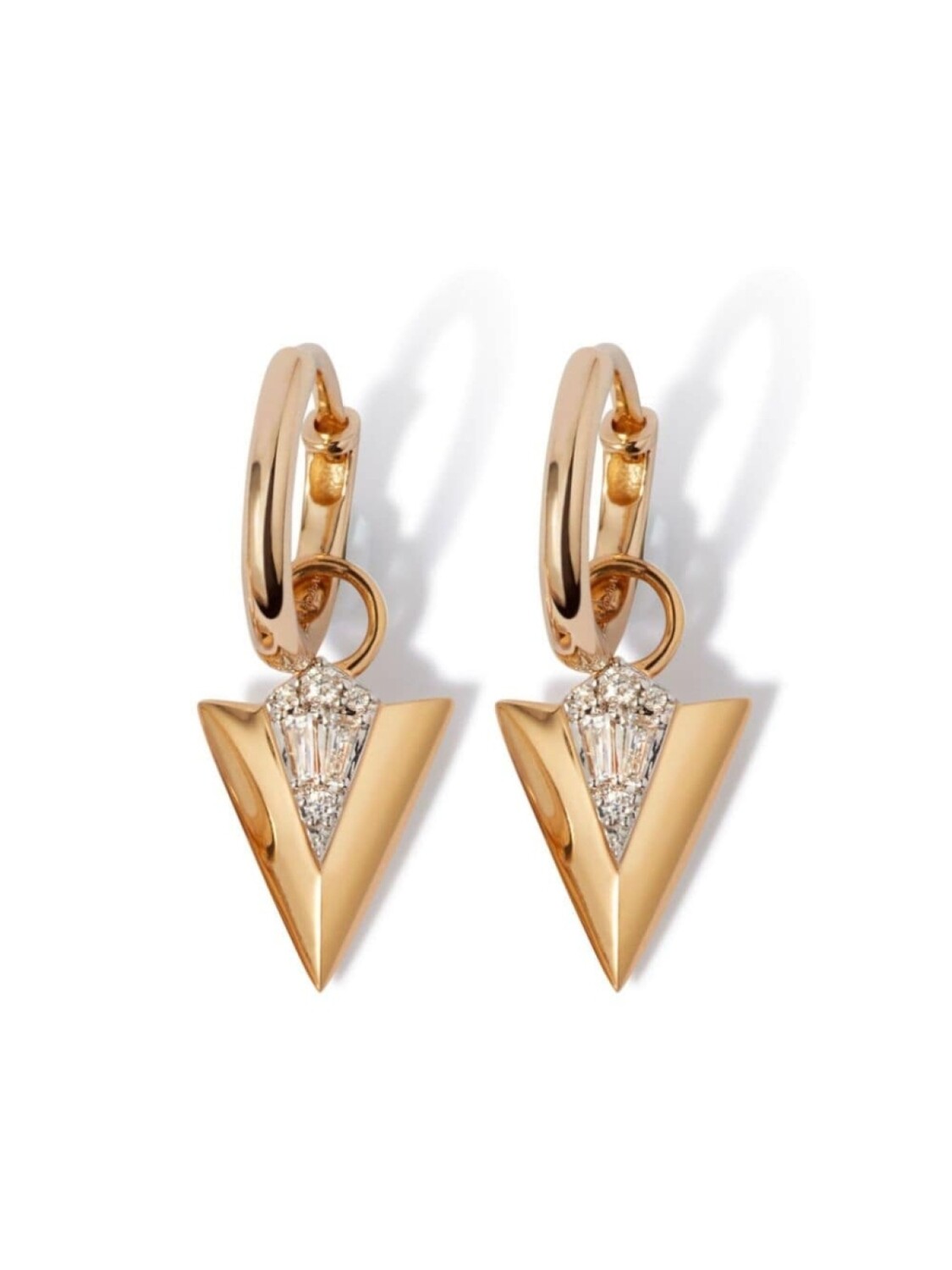 

Серьги-кольца Deco из желтого золота с бриллиантами Annoushka, золотой