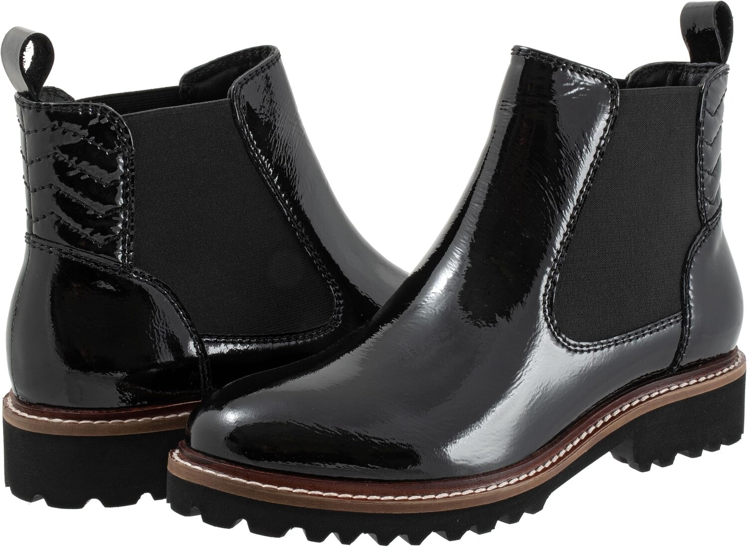 

Ботинки Челси Indy SoftWalk, цвет Black Patent