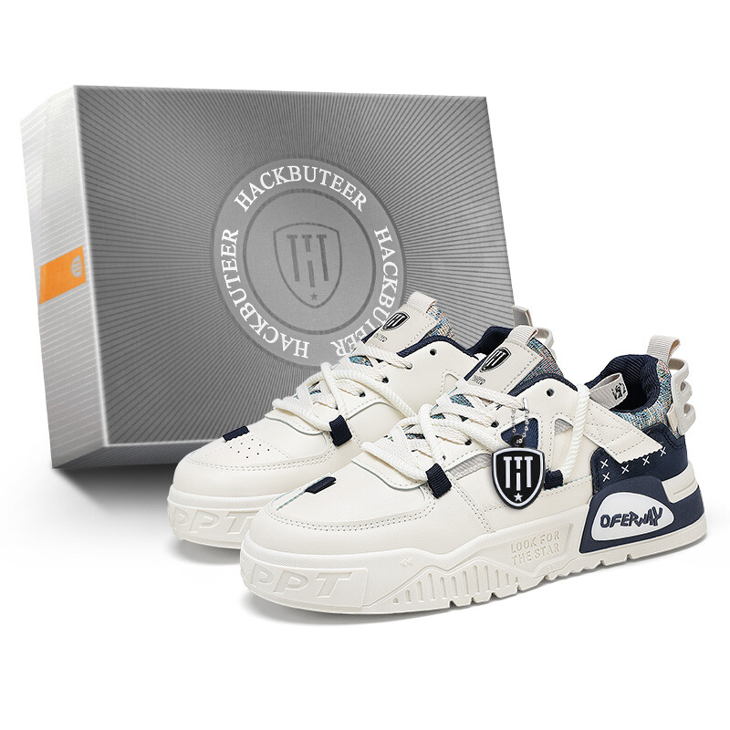 

Кроссовки HACKBUTEER Skateboarding Shoes Men Low-top, цвет Brandy (Classic)