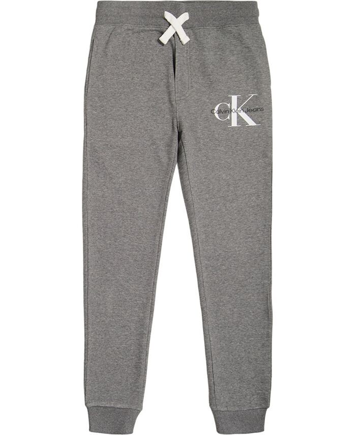 

Джоггеры Old School на шнурке для больших мальчиков Calvin Klein, серый