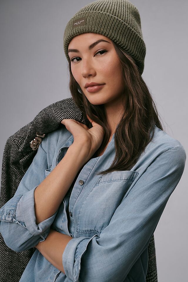 

Шапка rag & bone с логотипом, зеленый
