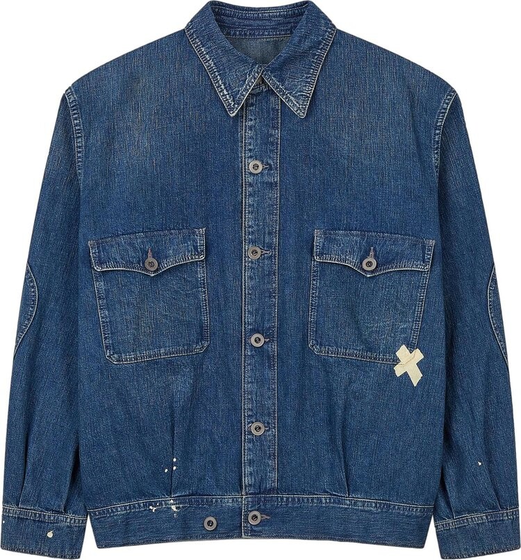 

Куртка Maison Margiela Plain Sports 'Blue', синий